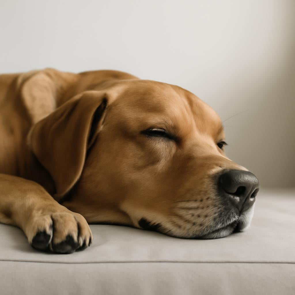Chien qui soupire en dormant : stress ou relaxation ?