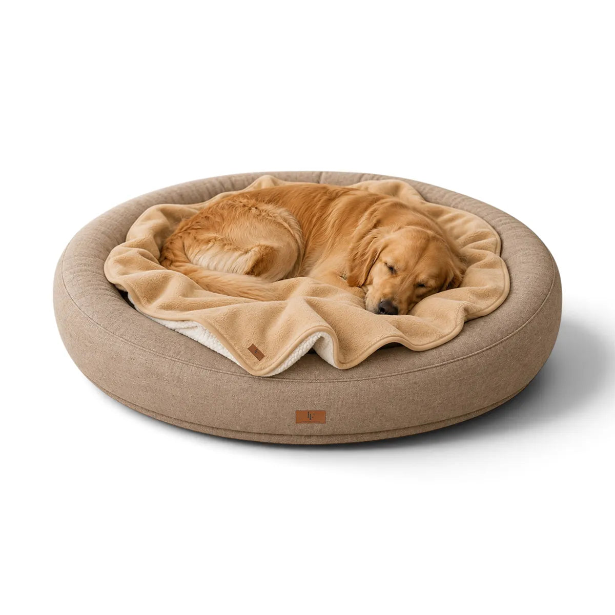 Couverture premium pour chien - Beige
